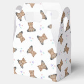 キュートキッズハイランドカウズ納屋周囲の庭誕生日 フェイバーボックス (オープン)