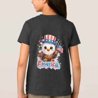 キュートキッズ アメリカ独立記念日Tシャツ リトルファイアークラッカー USA トライブレンドTシャツ