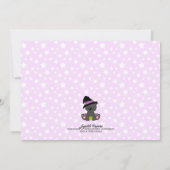 キュートキッツハローウィンパーティ誕生日 招待状 (裏面)