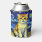 キュートキットンスターリーナイトバンゴッホ 缶クーラー (缶裏面)
