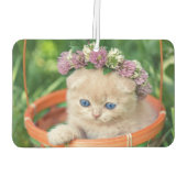 キュートキットン猫好き カーエアーフレッシュナー (裏面)