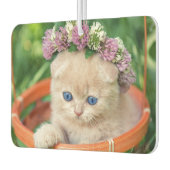 キュートキットン猫好き カーエアーフレッシュナー (左)