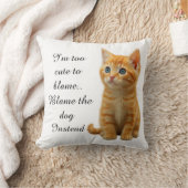 キュートキットン装飾用クッション クッション (ブランケット)