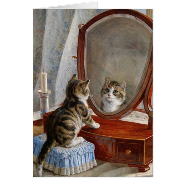 キュートキティキャットヴィンテージ絵を描ズバイフランクパトン (正面)