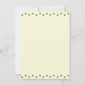 キュートキティキャット誕生日招待状 招待状 (裏面)