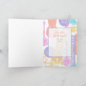 キュートキャットカートンおもしろいことわざミュージカル誕生日 カード (内部)