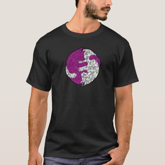 キュートキャットキャッツインヤン陰陽10 Tシャツ (正面)