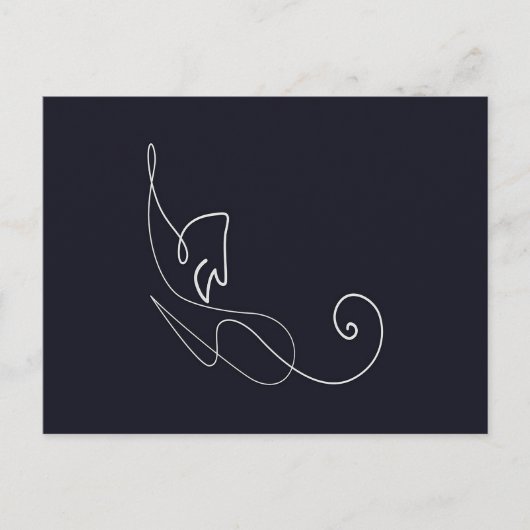 キュートキャットデザイン |猫好き  案内ポストカード (正面)