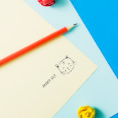 キュートキャットドーおもしろいルキッズ名前をカスタムする セルフインキングスタンプ