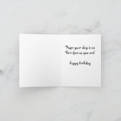 キュートキャットパーフェクト誕生日カード カード (内部)