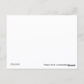 キュートキャットマウスこうもりハロウィンカボチャ秋 ポストカード (裏面)