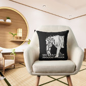 キュートキャットモマタイガー白黒ジャングル装飾用クッション クッション