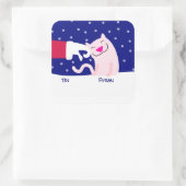 キュートキャット&サンタギフトラベル スクエアシール (バッグ)