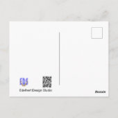 キュートキャメルレインボーハッピーバースデーはがき ポストカード (裏面)