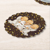 キュートキャロリングエンジェルズ紙コースター ペーパーコースター (アングル)