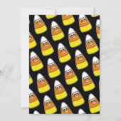 キュートキャンディーコーンハローウィンパーティ 招待状 (裏面)