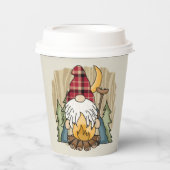 キュートキャンピングウィーナーロースト格言 紙コップ (正面)