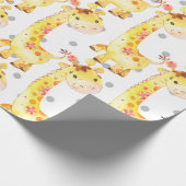 キュートキリフジャングル子供部屋ベビーニュー生まれギフト ラッピングペーパー (角)