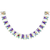 キュートキリンカラフル紙吹雪子供の誕生日パーティー バンティングフラッグ (全)