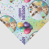 キュートキリンカラフル紙吹雪子供の誕生日パーティー 薄葉紙 (詳細)