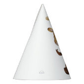 キュートキリンパーティーアニマルワイルドワンサファリ誕生日 パーティーハット (左)