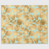 キュートキリンプリント ラッピングペーパー (フラット)