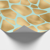 キュートキリンプリント ラッピングペーパー (角)