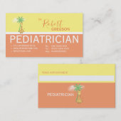 キュートキリン小児科アポイントメントカード 予約カード (正面/裏面)