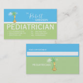 キュートキリン小児科アポイントメントカード 予約カード (正面/裏面)