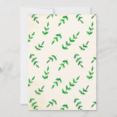 キュートキリン&バード誕生日招待状 招待状 (裏面)