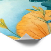 キュートキリンinマウンテンズ子供部屋 ポスター (角)