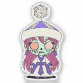 キュートキルギズゾンビ シール (正面)