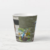 キュートキングフィッシャーズラテマグ カフェラテマグ (正面)