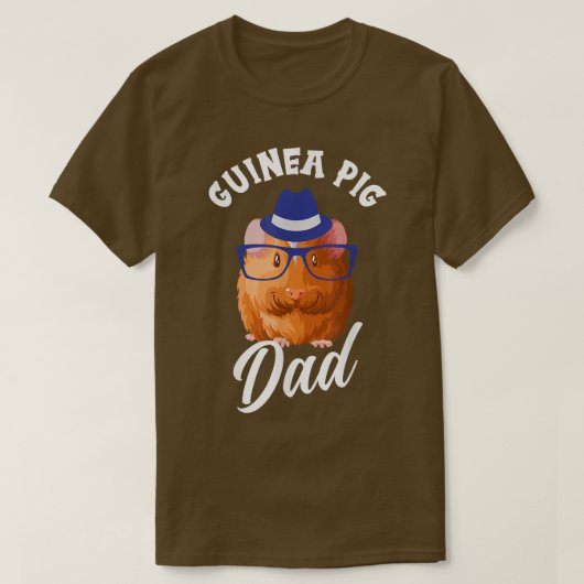 キュートギニアピグパパ Tシャツ (デザイン正面)
