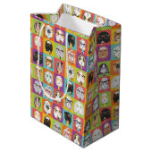 キュートギニアピグ抱き枕 ミディアムペーパーバッグ (裏面アングル)