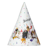 キュートギニアピッグ誕生日 パーティーハット (左)