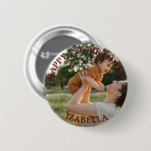 キュートギフトハッピーバースデー 缶バッジ (正面&裏面)