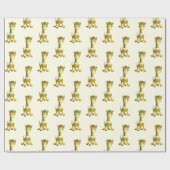 キュートギラフェズラッピング紙 ラッピングペーパー (フラット)