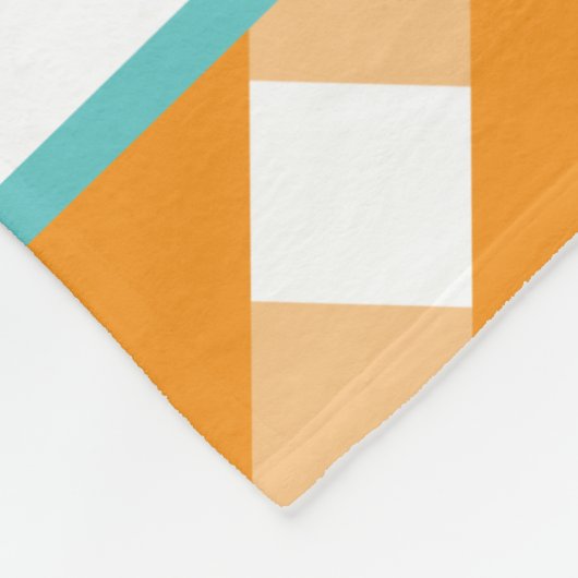 キュートギンガムパーソナライズされたフリースブランケット フリースブランケット (角)