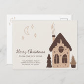 キュートギンガーブレッドハウスホリデームービング 案内ポストカード (正面/裏面)