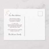 キュートギンガーブレッドハウスホリデームービング 案内ポストカード (裏面)