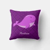 キュートクジラデザイン クッション (裏面)