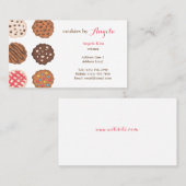 キュートクッキークッキービジネスベーカリー名刺 名刺 (正面/裏面)