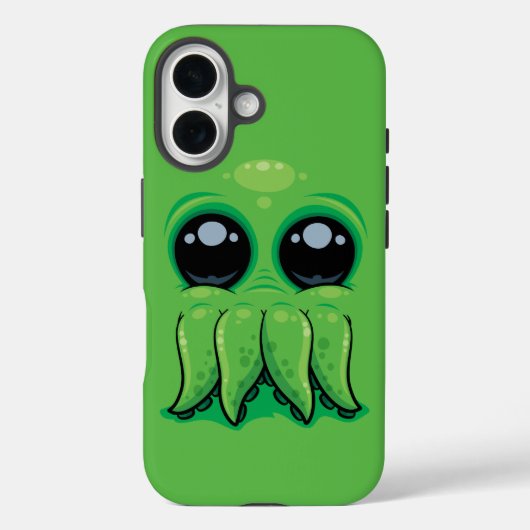 キュートクトゥルフ かわいいクトゥルフの顔 Case-Mate iPhoneケース (裏面)