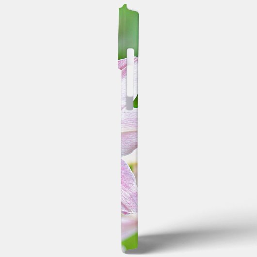 キュートクラシックかわいらしパステルピンク白い花 Case-Mate iPhoneケース (裏面 / 左)