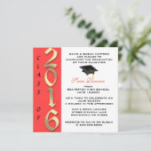 キュートクラシックエレガント2016卒業招待状 招待状 (スタンド正面)