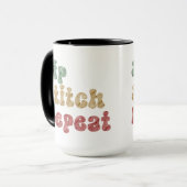 キュートクラフタークロシェ編み物裁縫 マグカップ (正面左)