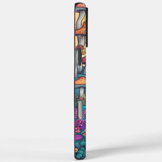 キュートクリエイティブマッシュルームハットイラストレーション Case-Mate iPhoneケース (裏面 / 右)