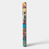 キュートクリエイティブマッシュルームハットイラストレーション Case-Mate iPhoneケース (裏面 / 左)