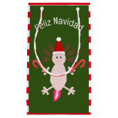 キュートクリスマスアクソロテカスタムル スモールペーパーバッグ (正面)